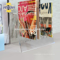 Роскошный А4 40х60 см новые настройки прозрачного хрусталя акриловый стеллаж для выставки товаров газеты